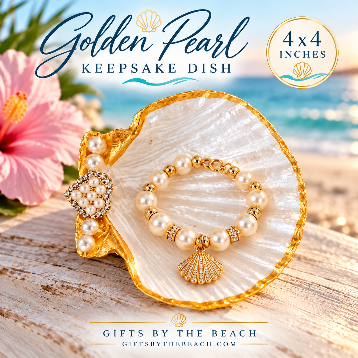 The Golden Pearl Keepsake Dish