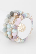 Multi Stone Crystal Beaded Bracelet | BYMANYC ® New York Jewelry-0