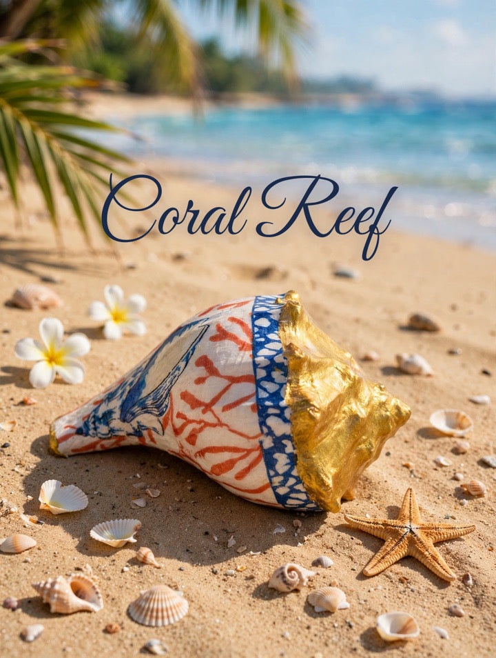 Coral Reef Conch Shell